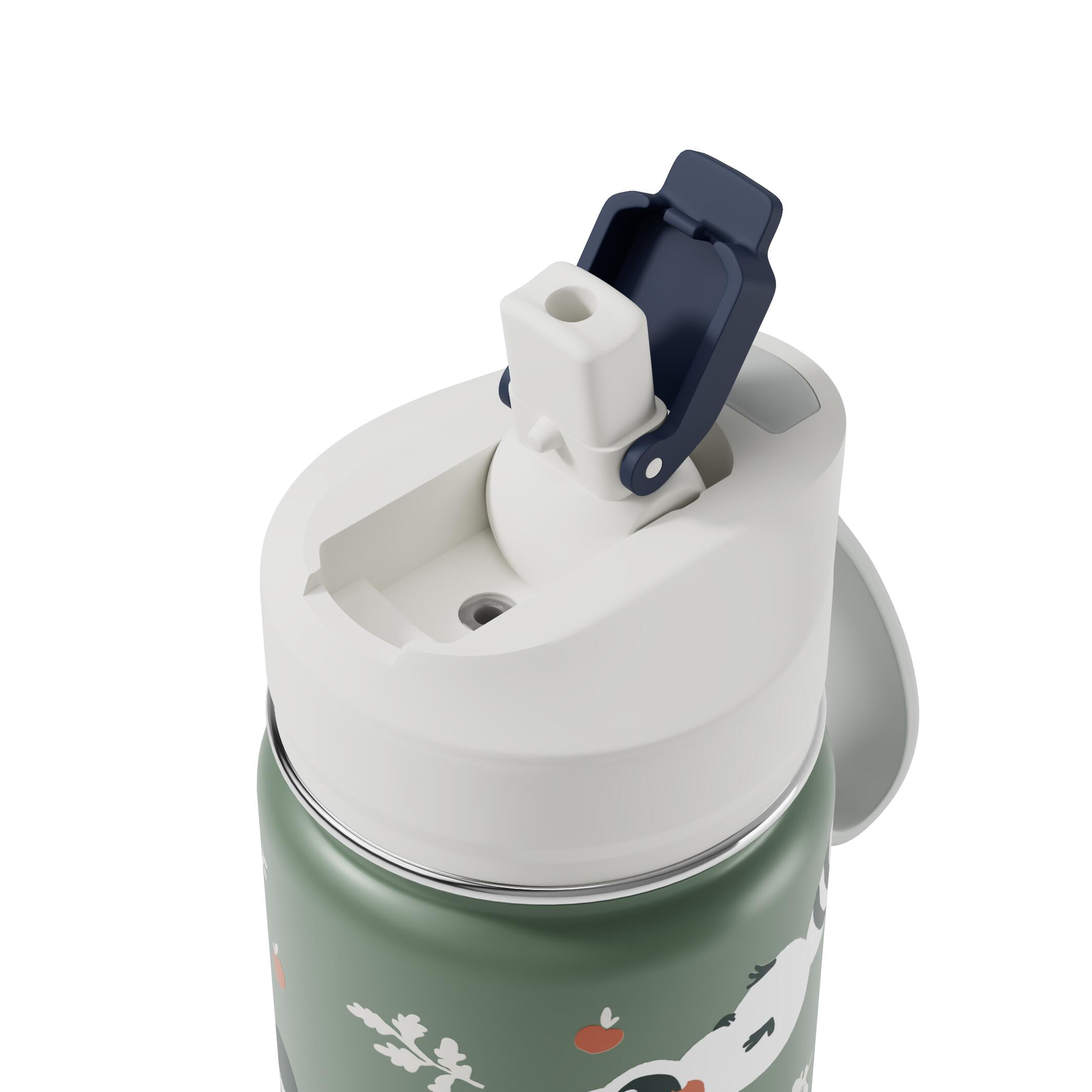 Gourde isotherme 2 en 1 avec paille 300ml|Snack|Enfants|Anse intégrée|Twisty 4/6