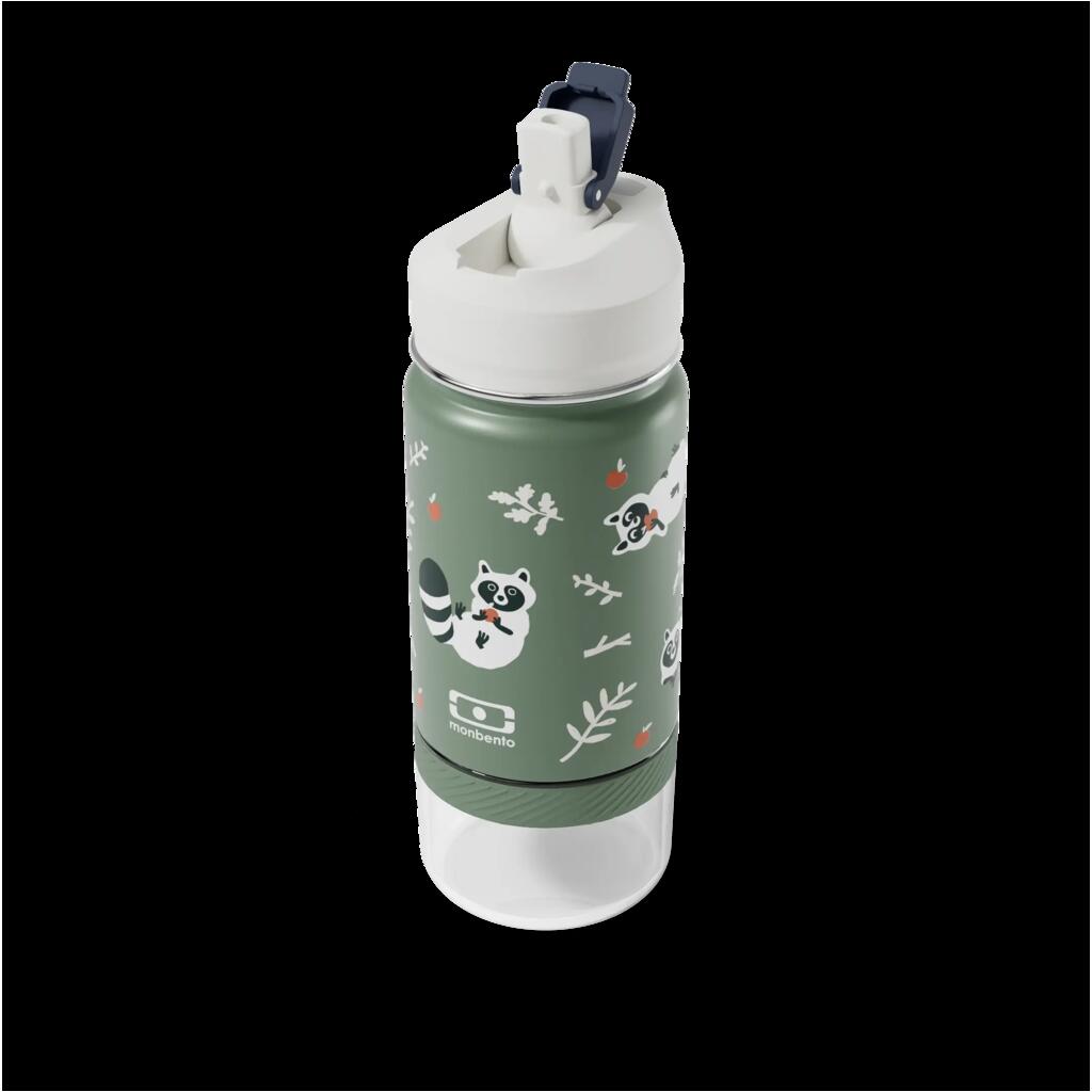 2-in-1 insulated bottle with straw 300ml|Snack|Kids|Built-in handle|Twisty