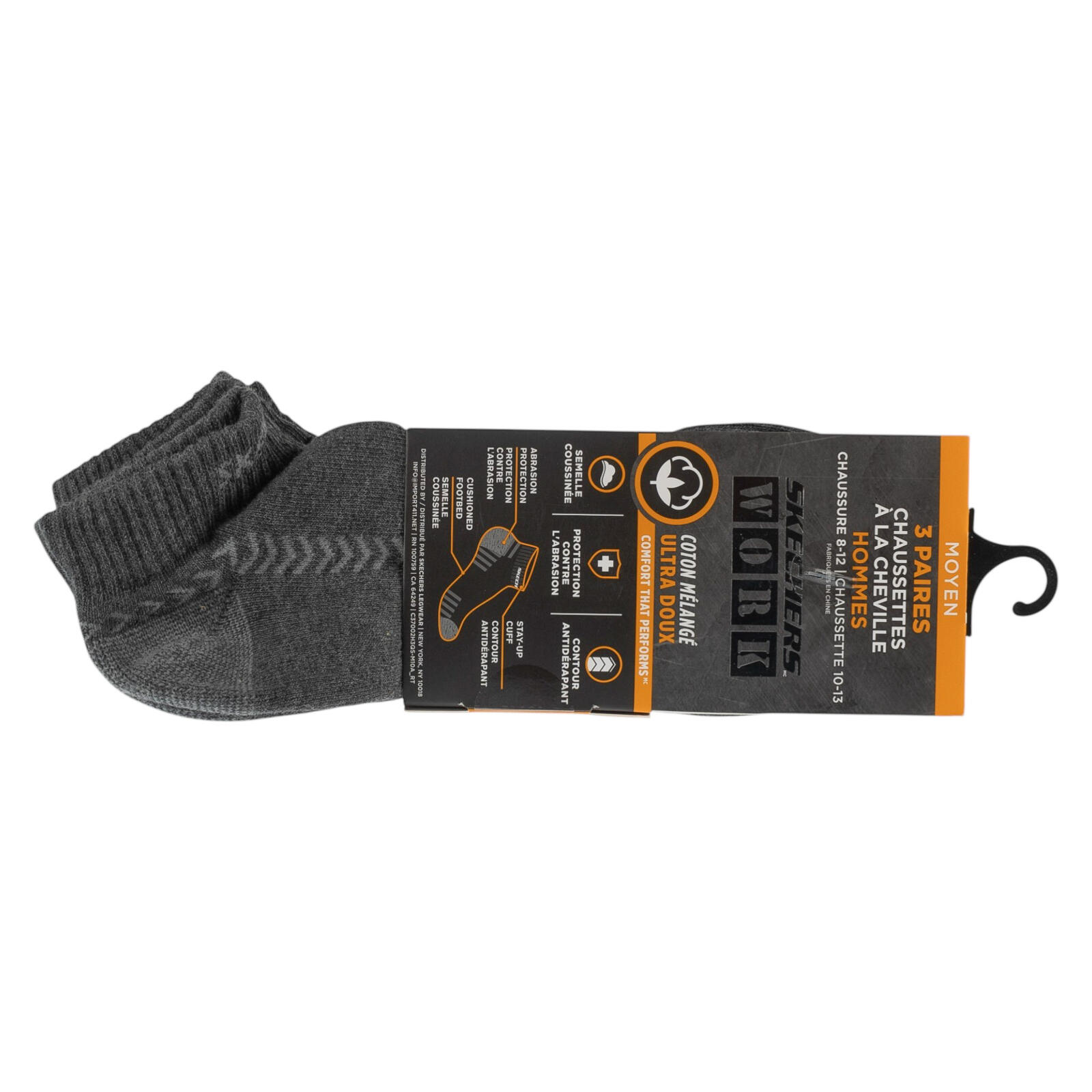 Skarpetki sportowe męskie  3pk Terry Train Work Socks 2/3
