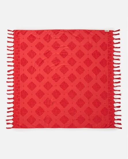 Serviette jumbo Mixed Jacquard - Red