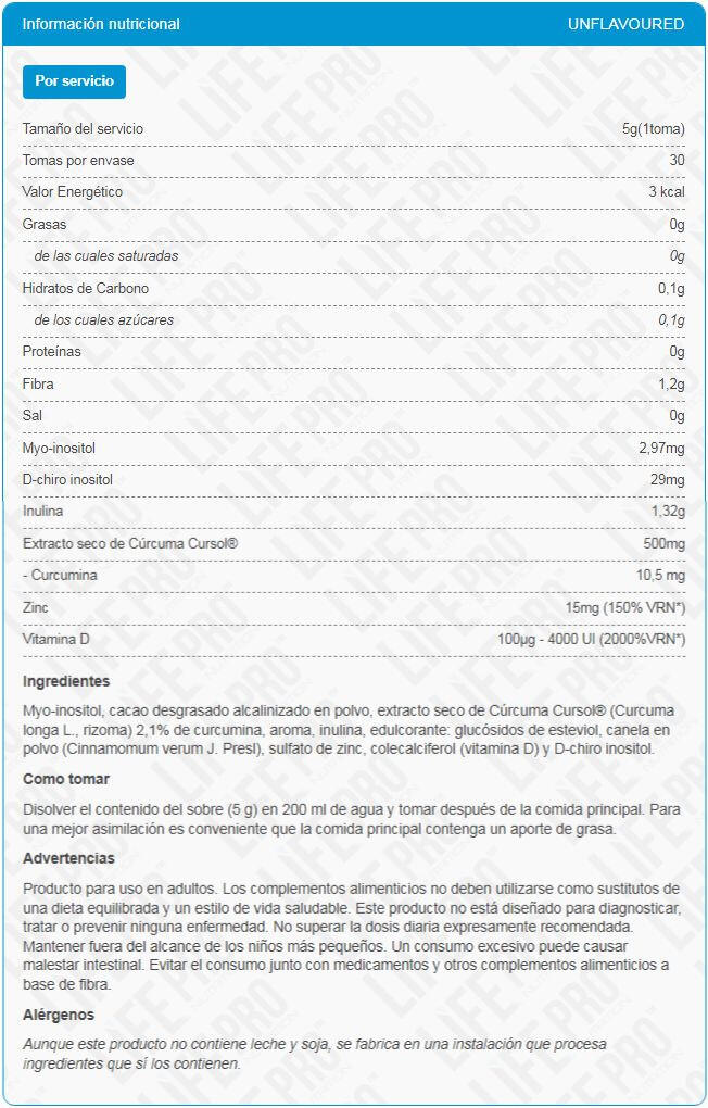 OvaPro Formula all'inositolo - 30 bustine Neutro LifePRO 4/5