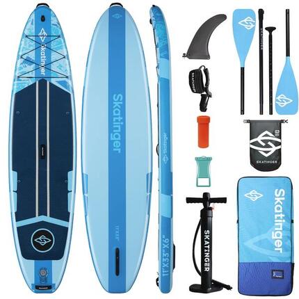 SKATINGER Ice Age Blue 335x84x15 cm (11') touring SUP board