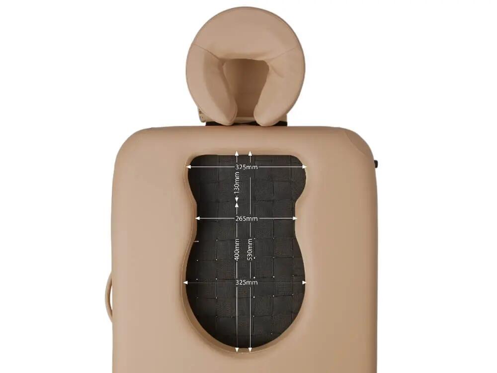 ZENGROWTH Table de massage prénatale Ipanema Moka 71 cm 5/5