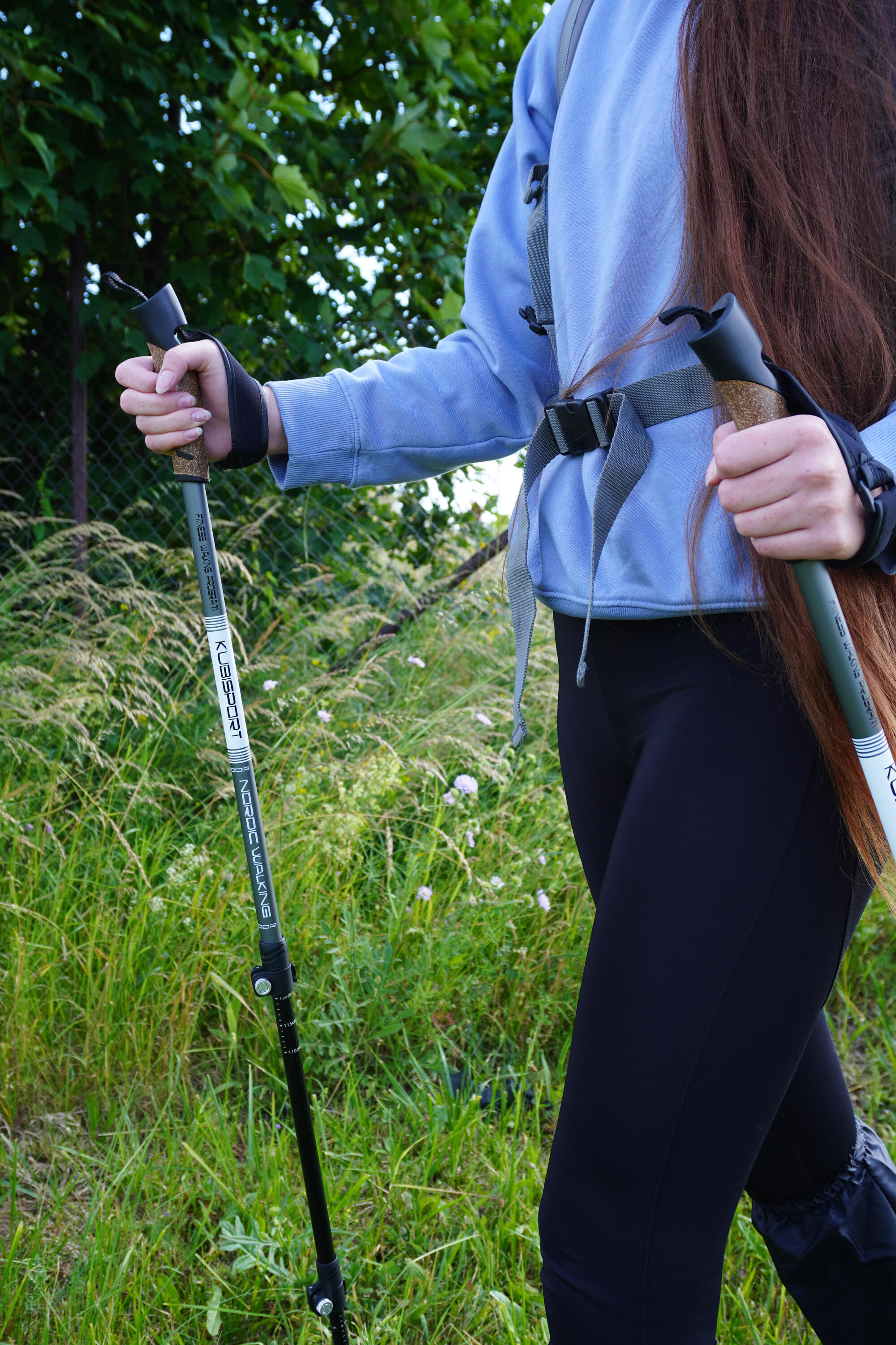 Odlehčené trekingové hole s rychloupínáním 1 pár 3/6