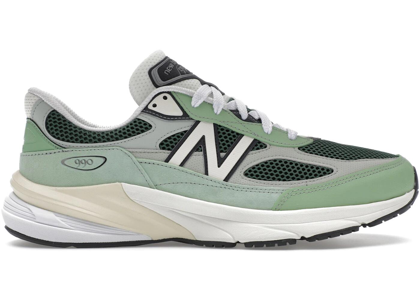 New Balance 990v6 MiUSA Avocado Natural Mint 2/2