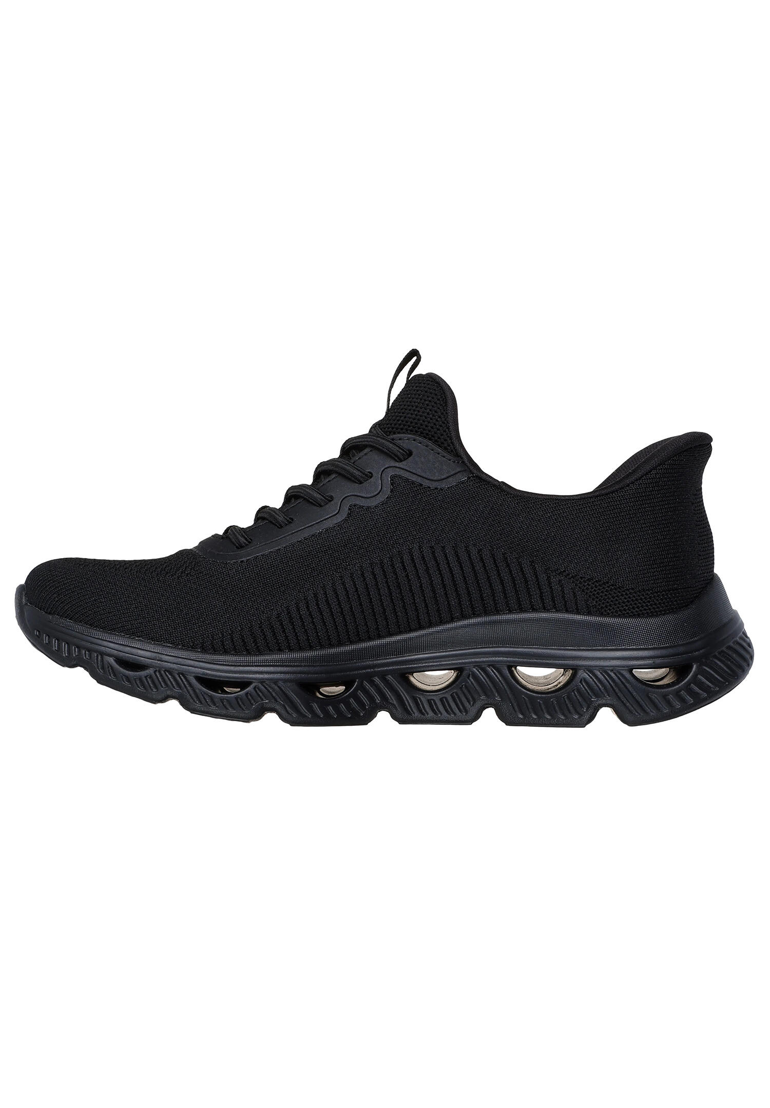 Skechers Damen Slip-ins BOBS Sport Arc Waves Sneaker 117629 BBK Black 3/3