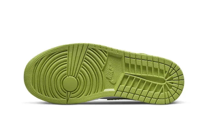 Schoenen - mid-top - air jordan 1 mid - wit/levendig groen 3/3