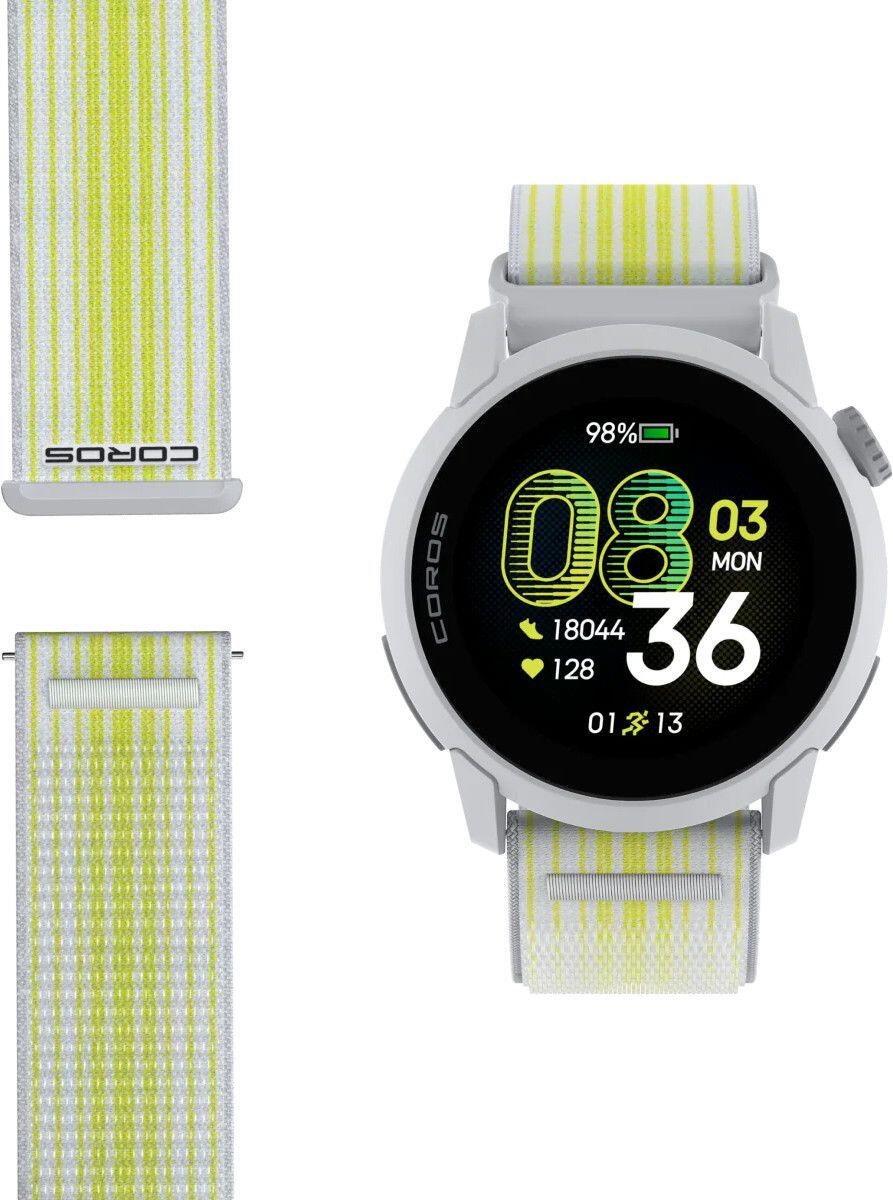Relógio GPS Coros Pace 4 em nylon branco 6/6