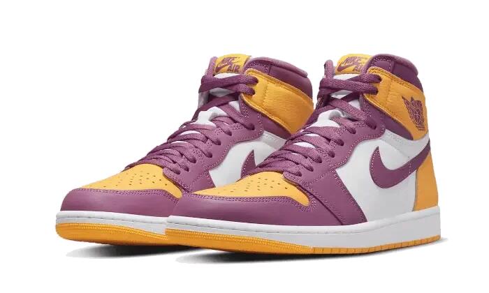 Chaussures - basket - aj1 brotherhood - or/bordeaux/blanc 2/3