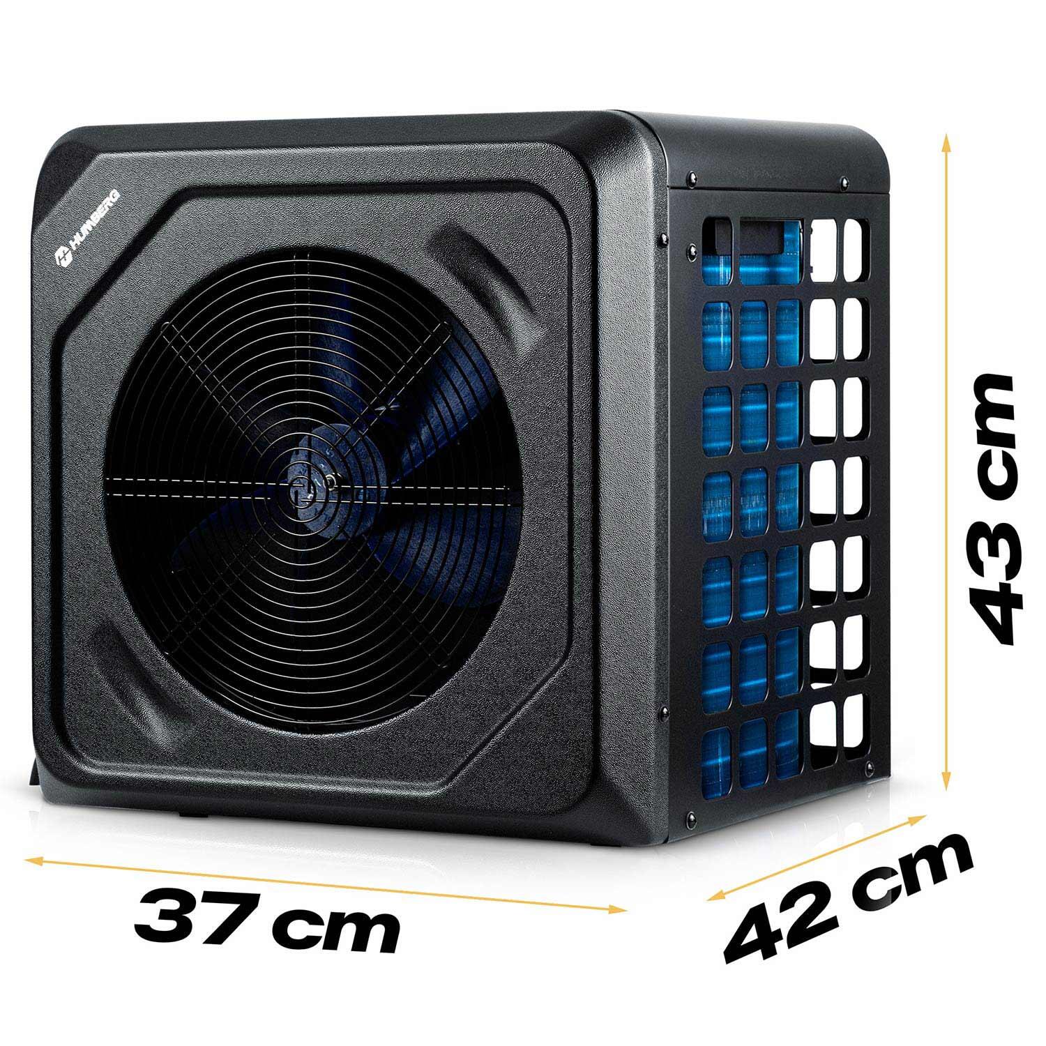 Pompa ciepła Humberg HM-910 do basenu podgrzewacz wody 5 kW oszczędny Eko 7/7