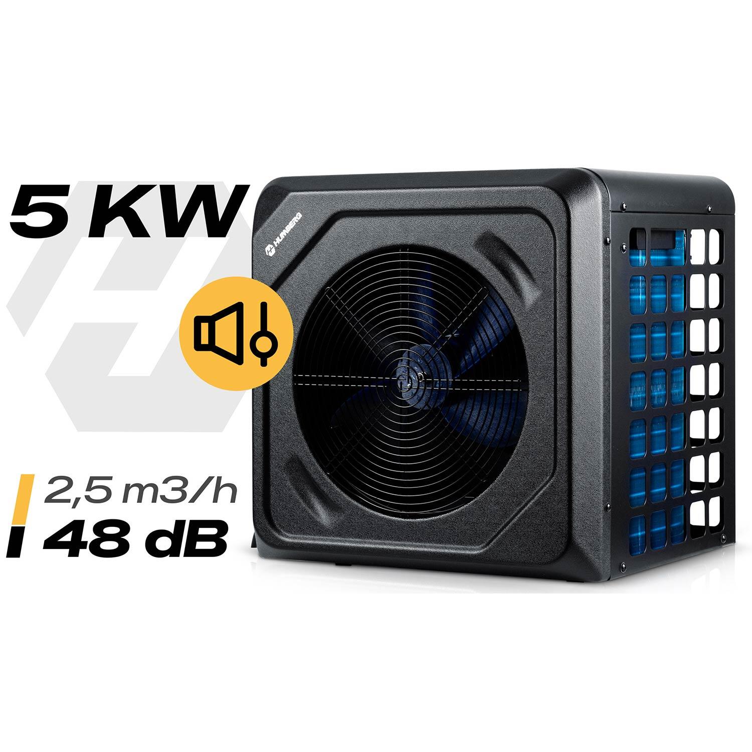 Pompa ciepła Humberg HM-910 do basenu podgrzewacz wody 5 kW oszczędny Eko 2/7
