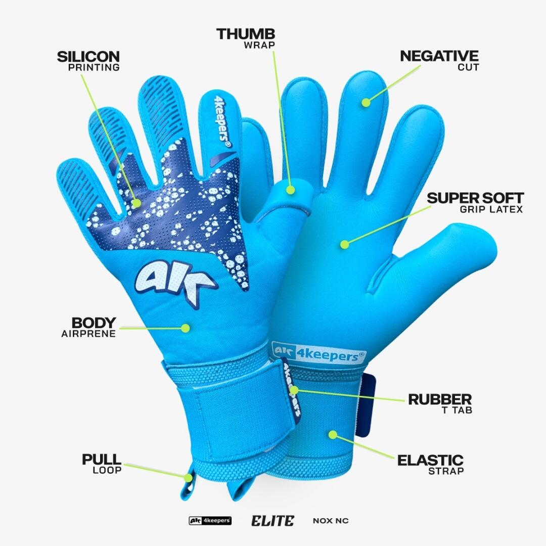 Rękawice bramkarskie dla bramkarza 4keepers elite nox nc senior 6/7