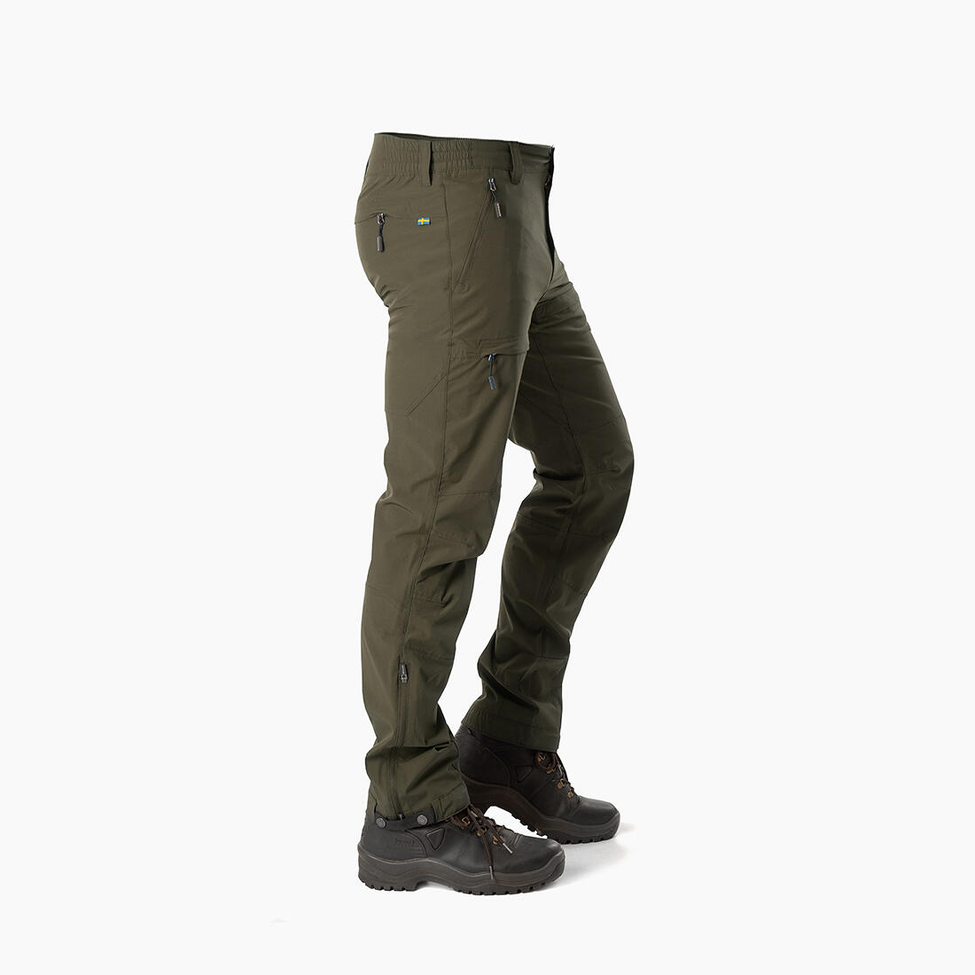 Pantalon à séchage rapide pour homme vert olive 2/6
