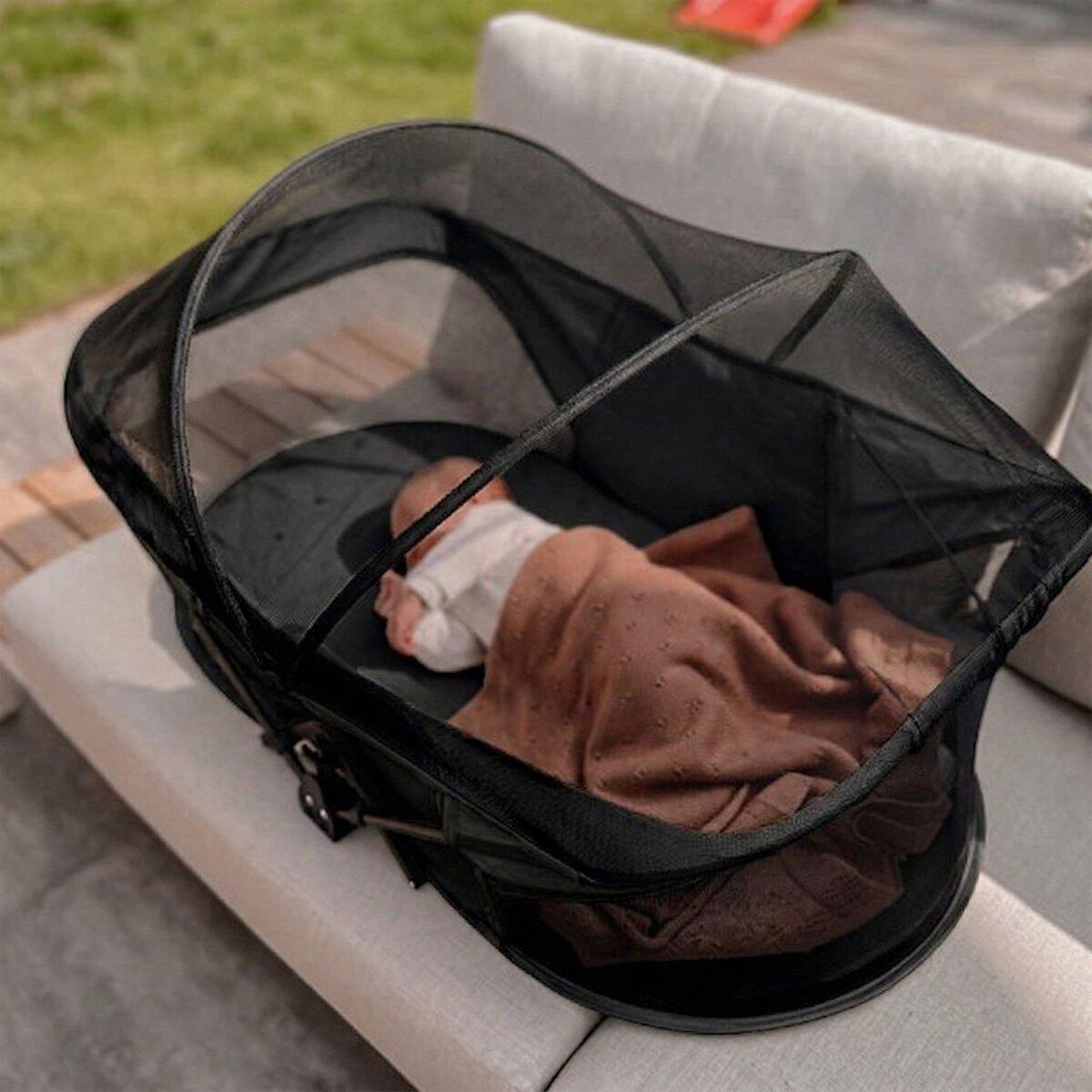 Infant Luxe BabyBox - Lit de camping - Moustiquaire bébé - Noir 7/7