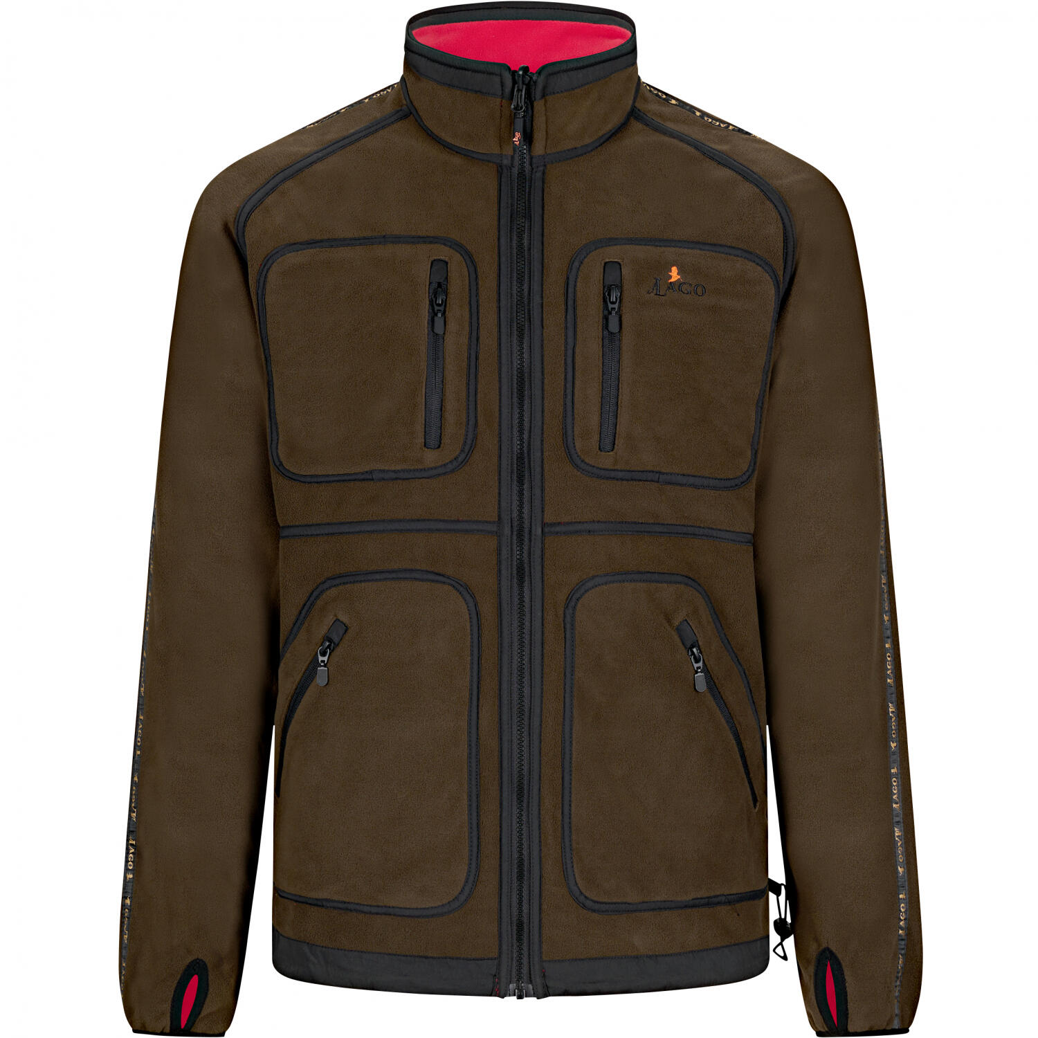 il Lago Prestige Wendejacke Asko G2 Herren (Braun/Rot) Größe 5XL 2/5