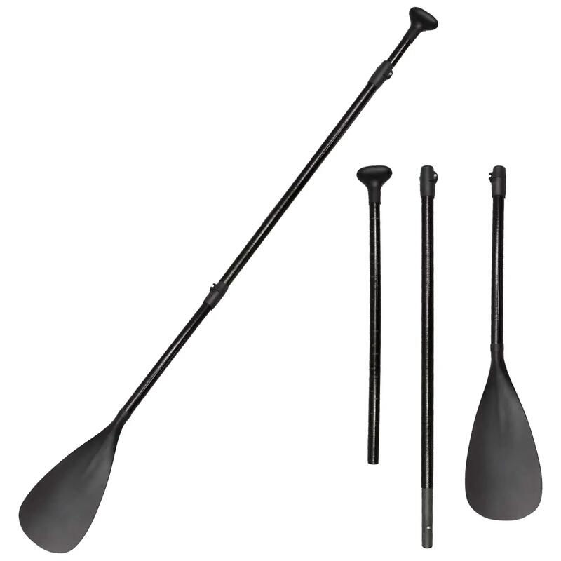 Pagaie din fibră de sticlă SKATINGER 215 cm neagră