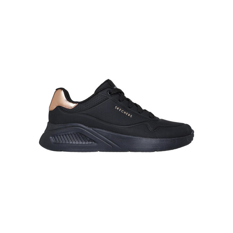 Pantofi sport femei Skechers Uno Lite - Shimmer Along, Negru