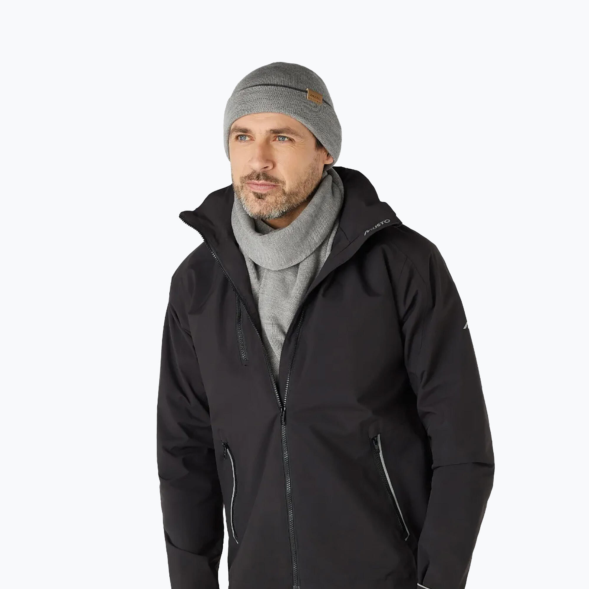 Set regalo berretto e sciarpa Musto Tipped Beanie & Scarf 5/7