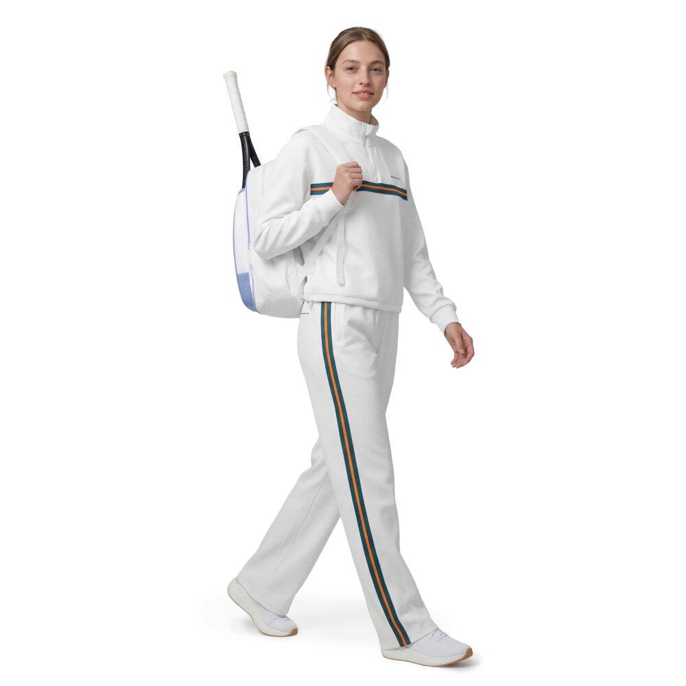 Pantalon de tennis jambes larges femme Volley-W White Blanc 3/6