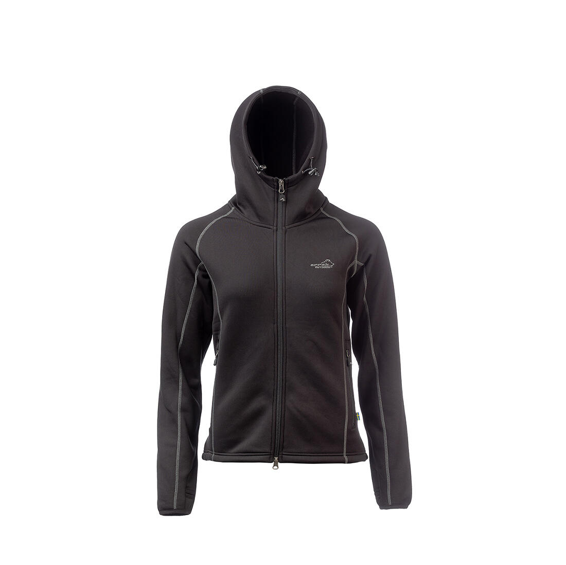 Power-Fleece für Damen in Schwarz 3/5