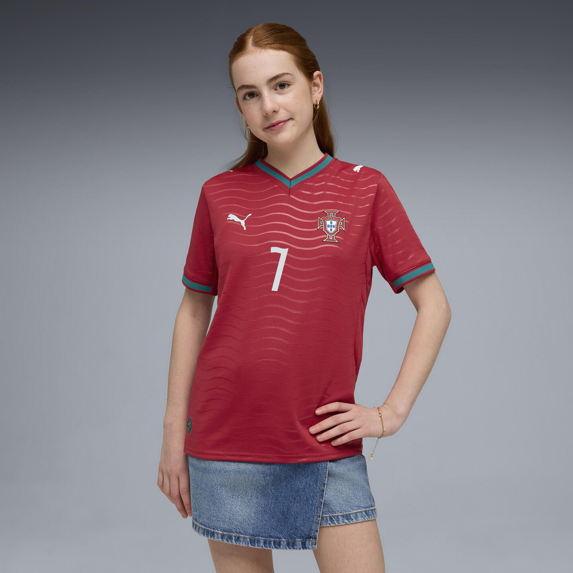 Camisola infantil respirável confortável Heimtrikot PUMA 2/5