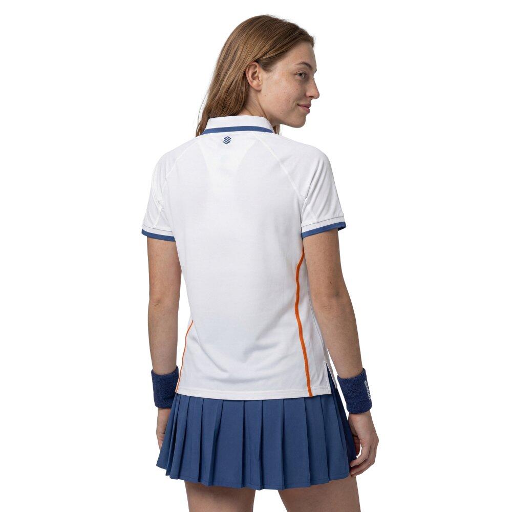 Damen Tennis -poloshirt Player-W White Weiß 2/6