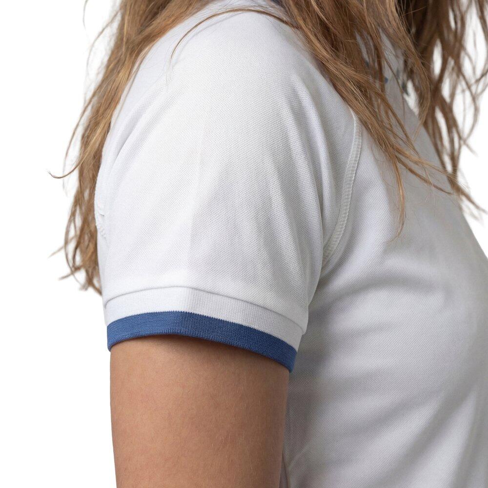 Damen Tennis -poloshirt Player-W White Weiß 5/6
