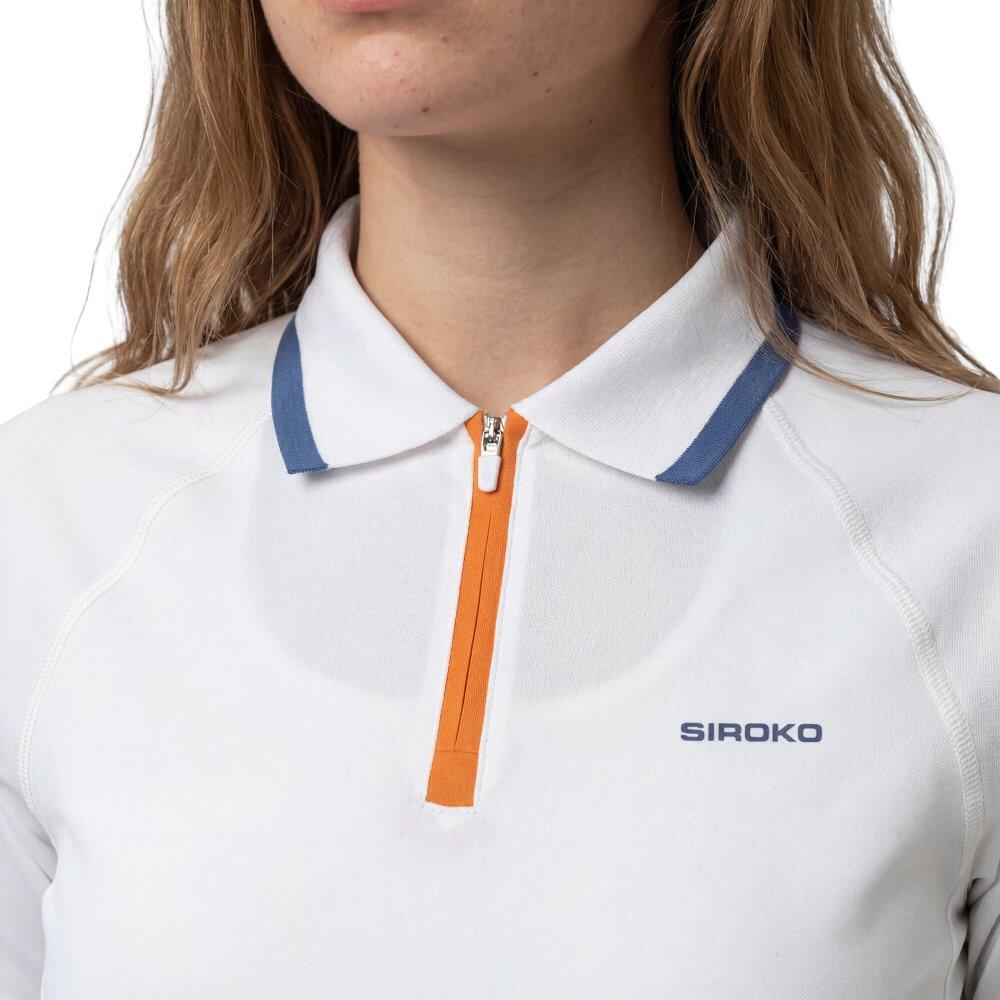 Damen Tennis -poloshirt Player-W White Weiß 4/6