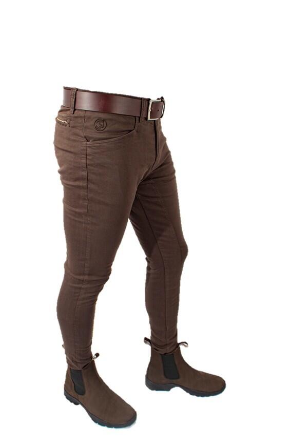 Pantalón breeche vaquero  Los Nietos  | 44 | Marrón 3/6