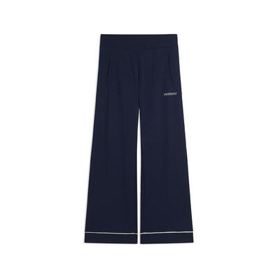 Pantaloni Sportivi Wide Leg Cropped con tasche interne