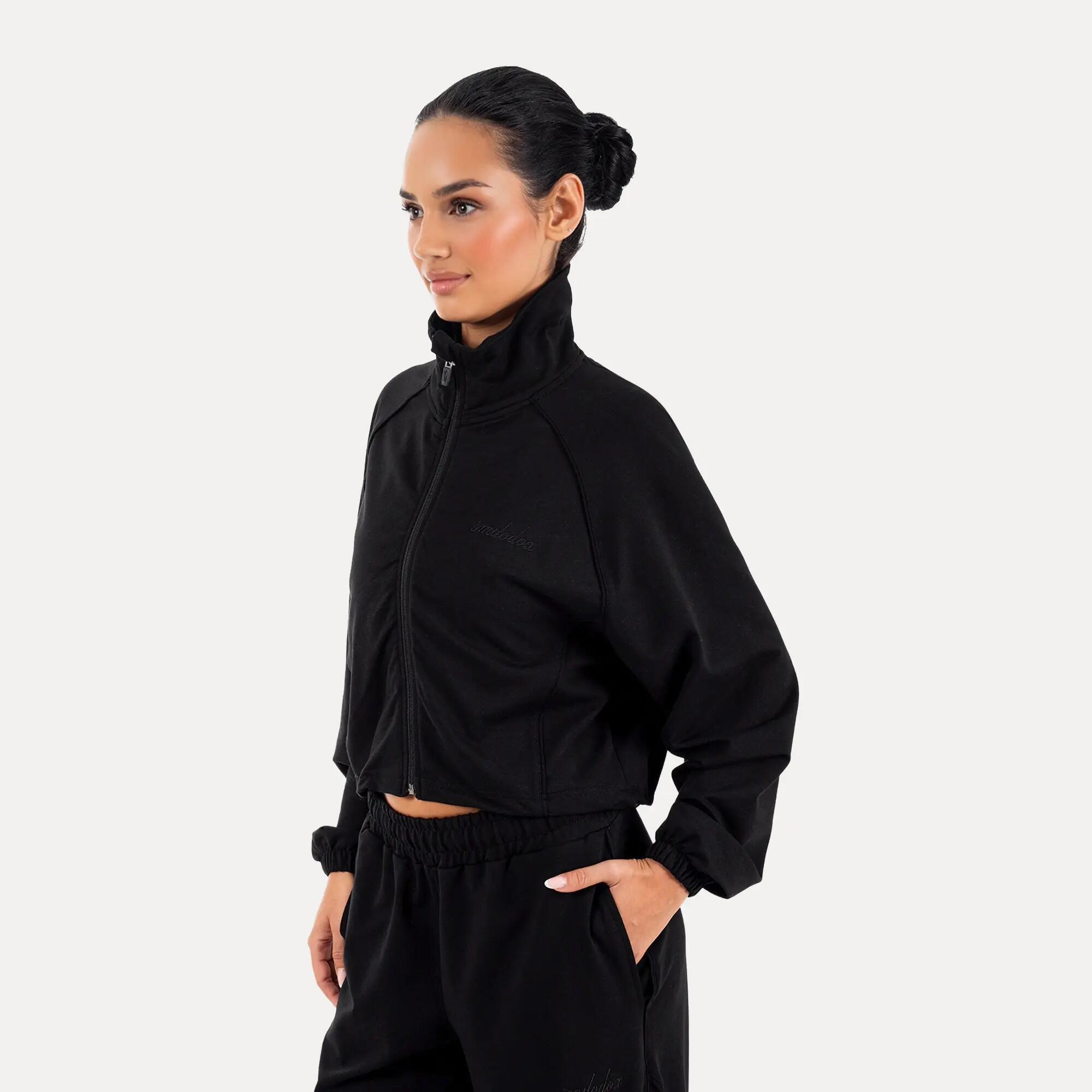 Damen Trainingsjacke Ylena Schwarz 2/6