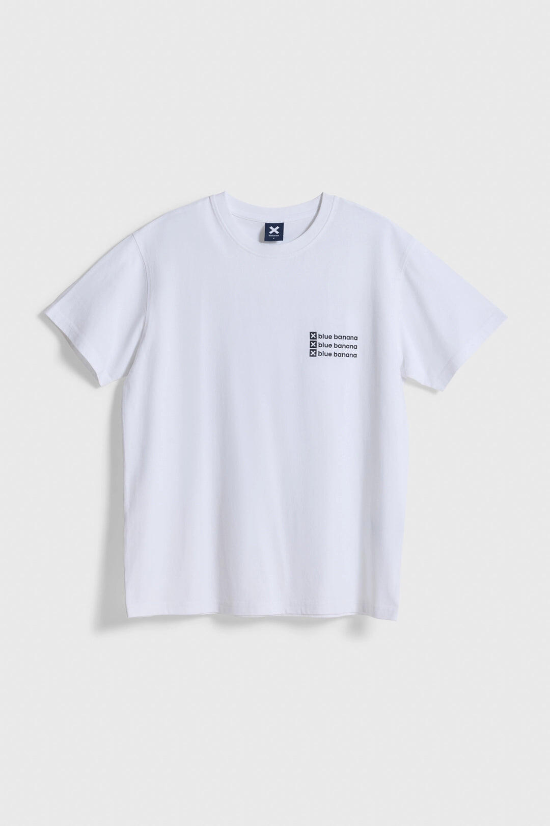 Camiseta Blue Banana Blanca de Algodón 100% Orgánico 6/6