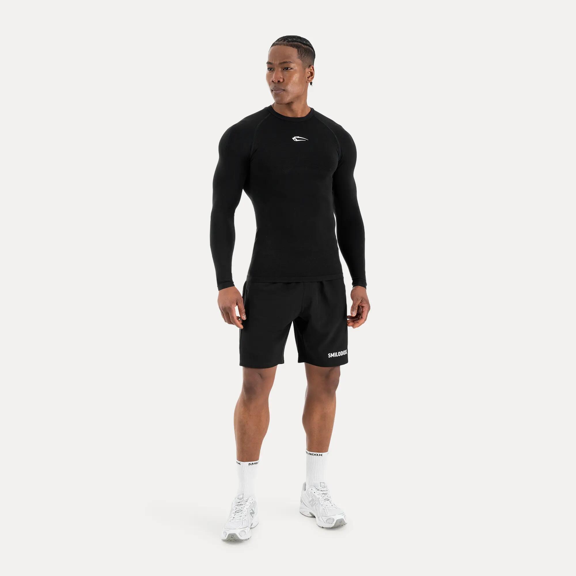 Herren Longsleeve Carnos Schwarz 3/5