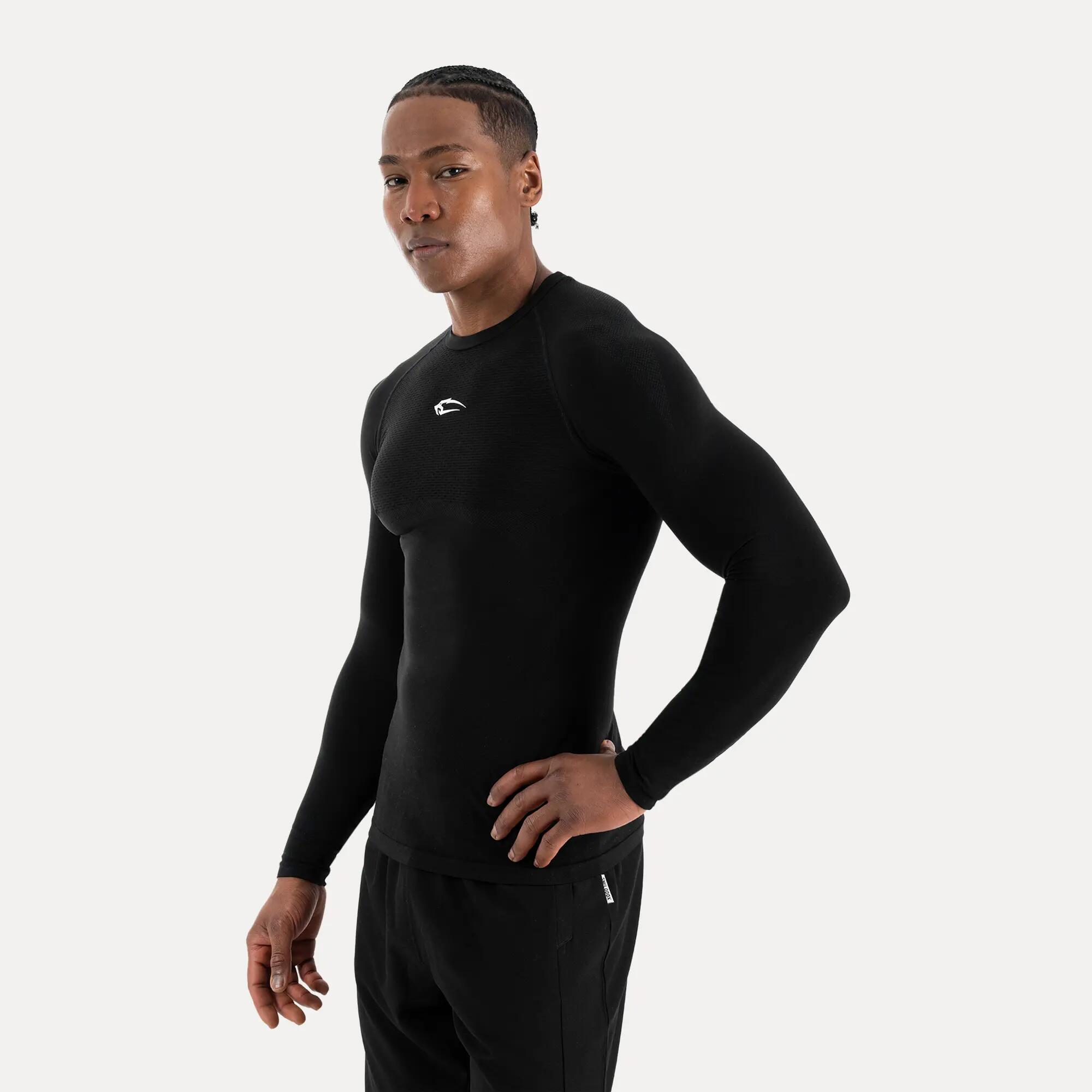 Herren Longsleeve Carnos Schwarz 2/5