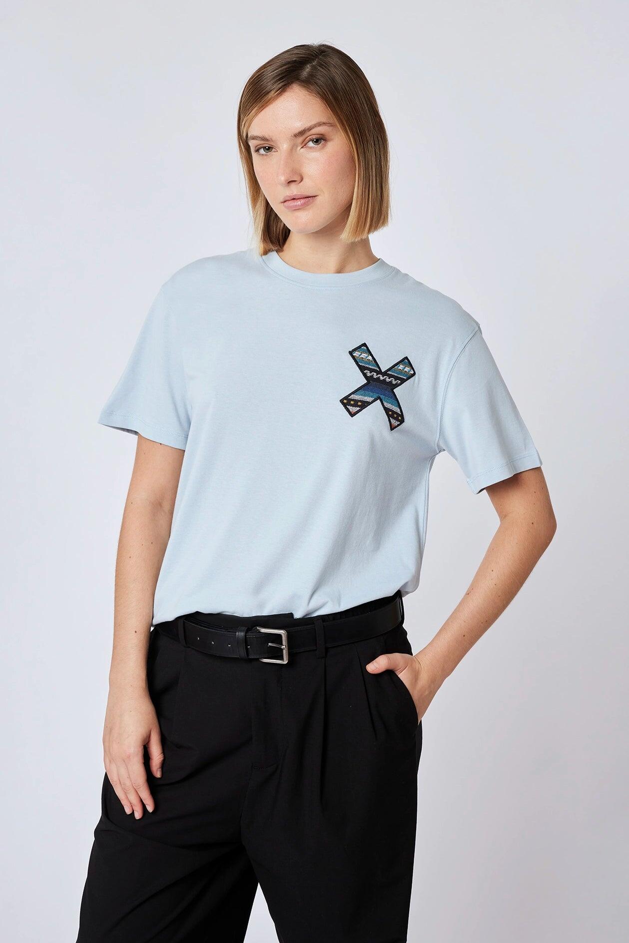 Camiseta Blue Banana Ice Blue de Algodón 100% Orgánico 4/6