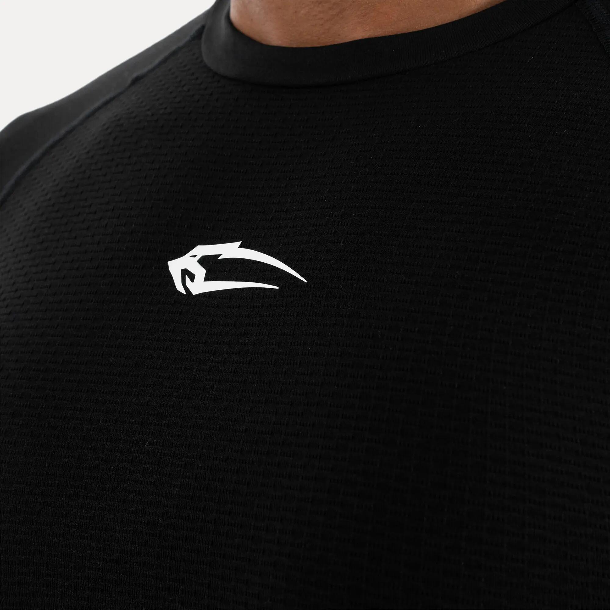 Herren Longsleeve Carnos Schwarz 4/5