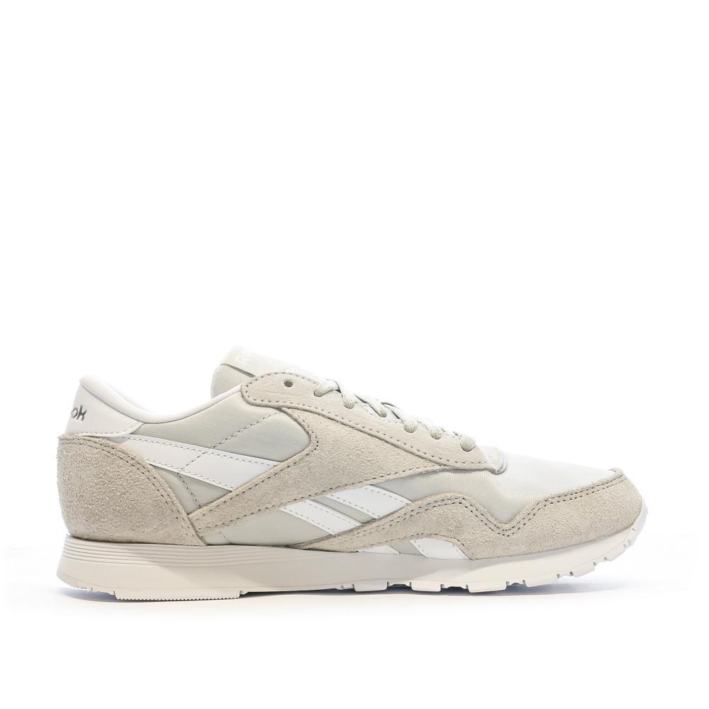 Baskets Blanches/Grises Femme Reebok Cl Nylon 100033441 2/7