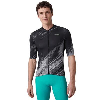 Heren fietsen wielershirt korte mouw m2 nrc black zwart