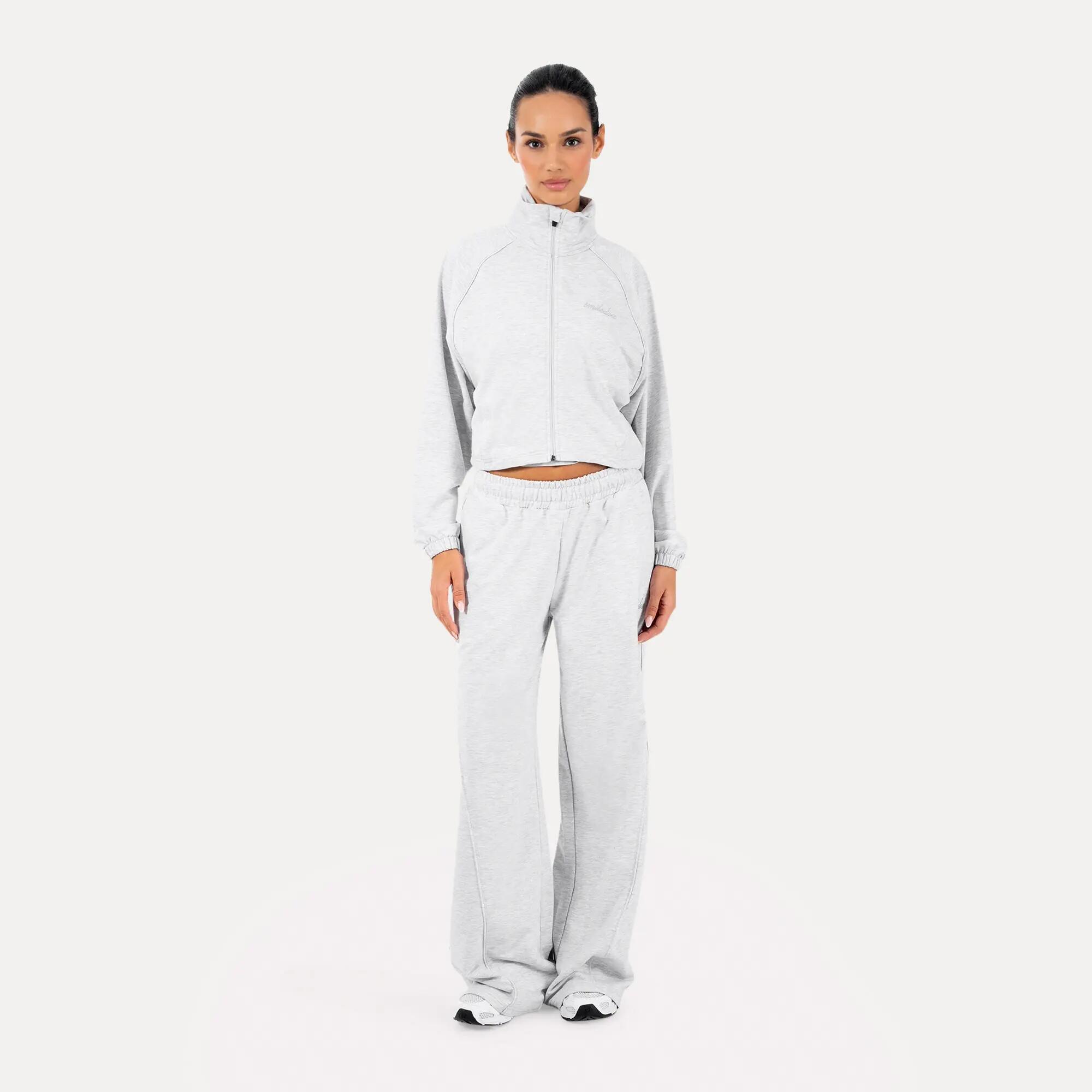 Damen Jogginghose Ylena Grau Melange 3/6