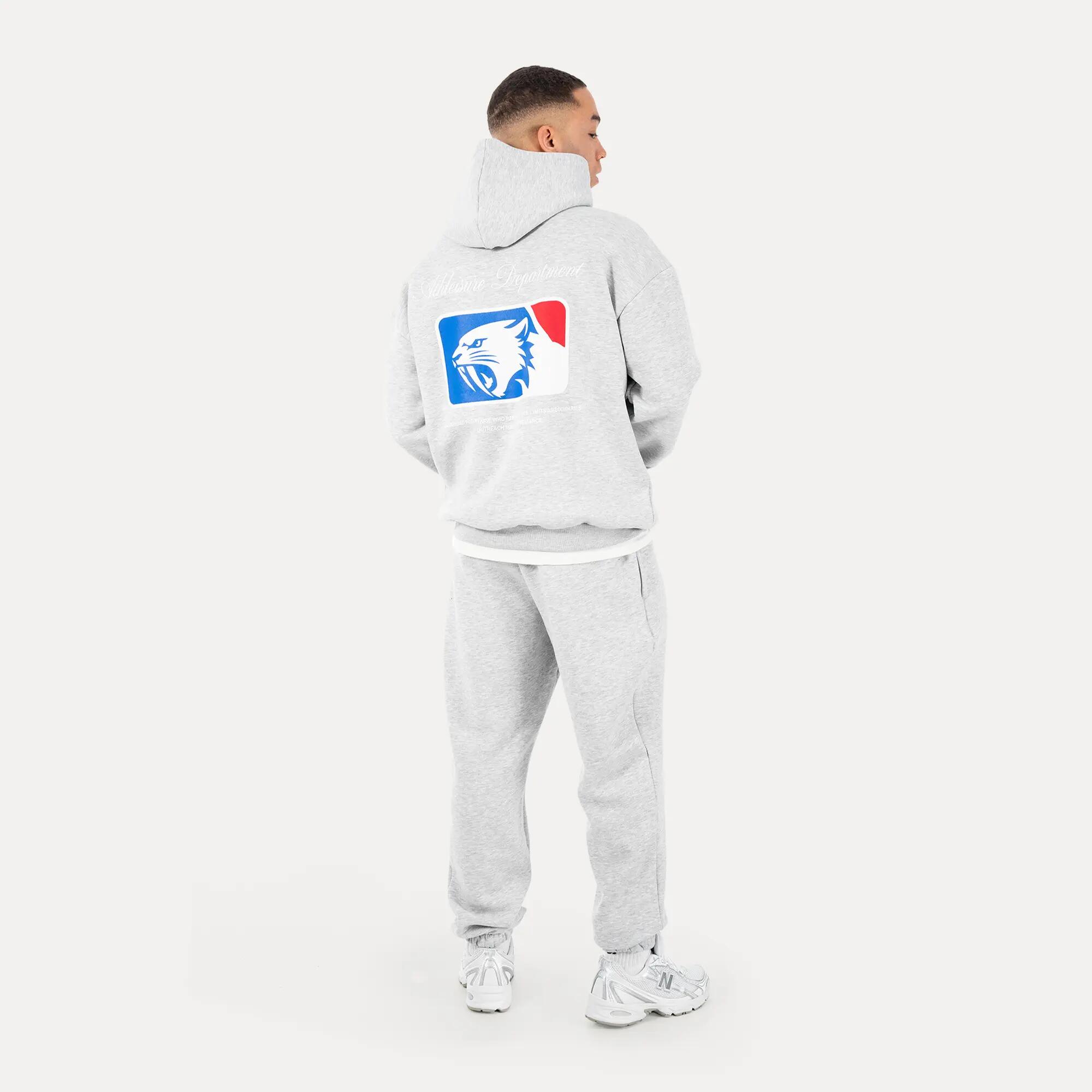 Herren Hoodie Striver Grau Melange 4/6