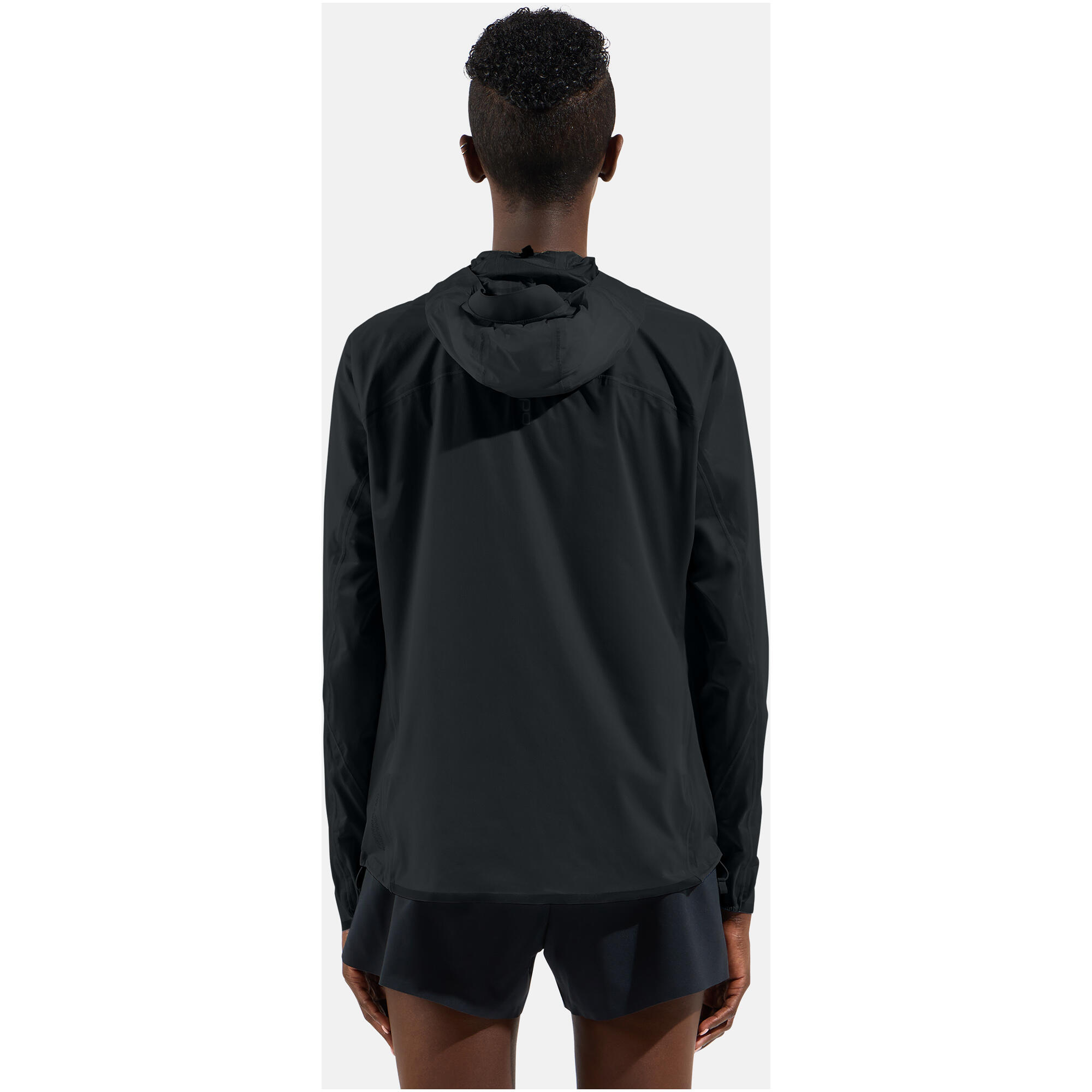 Kurtka damska ODLO Jacket ZEROWEIGHT DUAL DRY PK WATERPROOF czarna 2/7