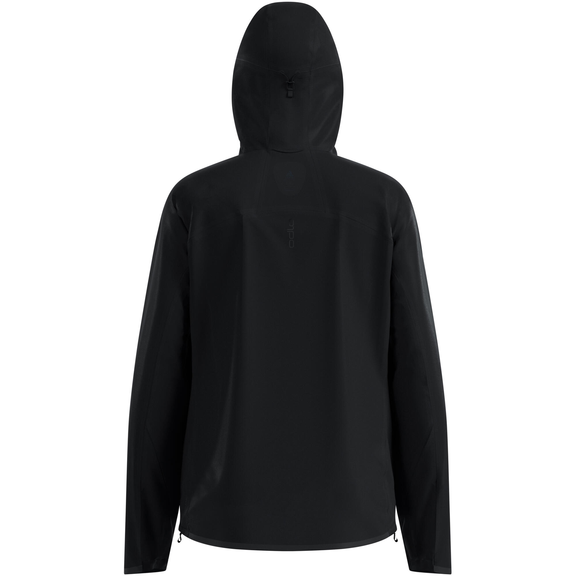 Kurtka damska ODLO Jacket ZEROWEIGHT DUAL DRY PK WATERPROOF czarna 7/7