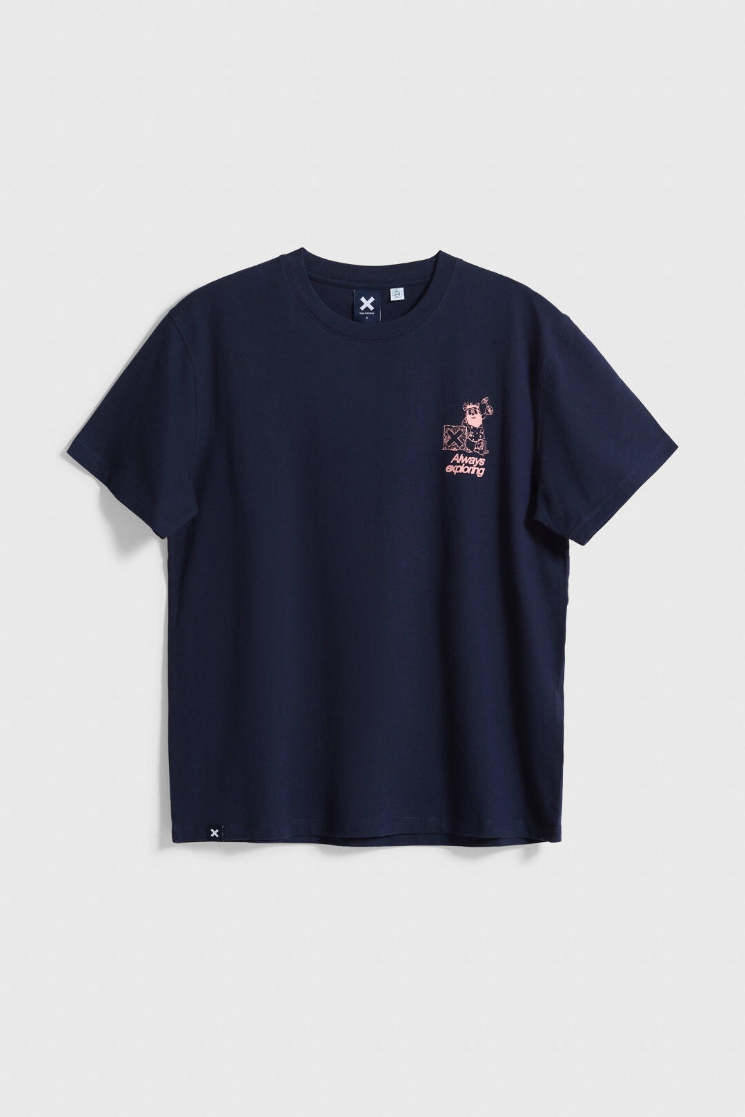 Camiseta Blue Banana Azul Marino de Algodón 100% Orgánico 7/7