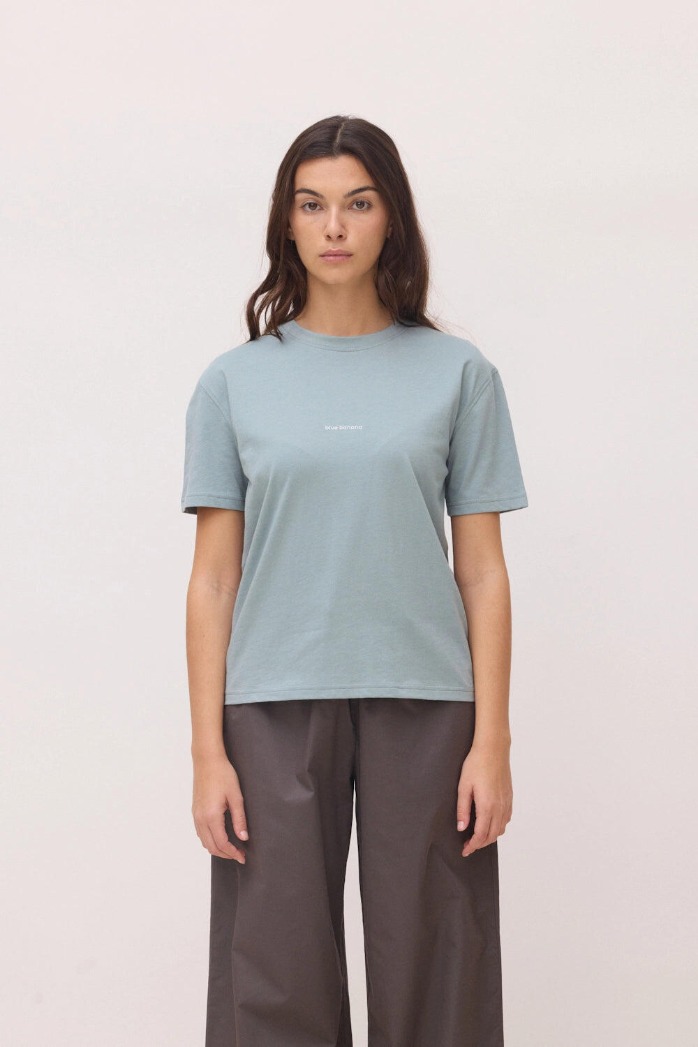 Camiseta Mujer Blue Banana Mist de Algodón 100% Orgánico 1/3