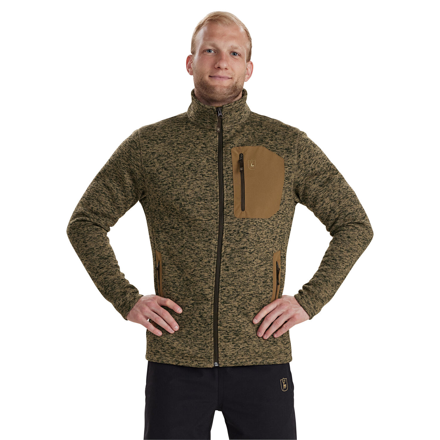 Deerhunter Sarek Strickjacke Herren (Butternut Melange) Größe 4XL 5/5