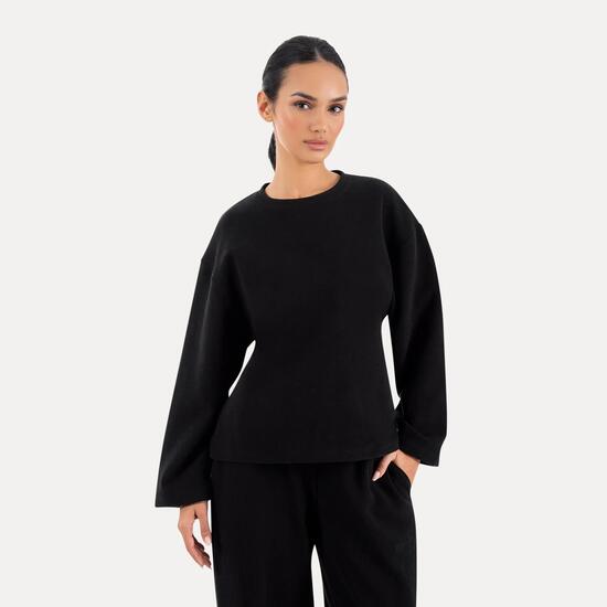 Damen Longsleeve Sirel Schwarz