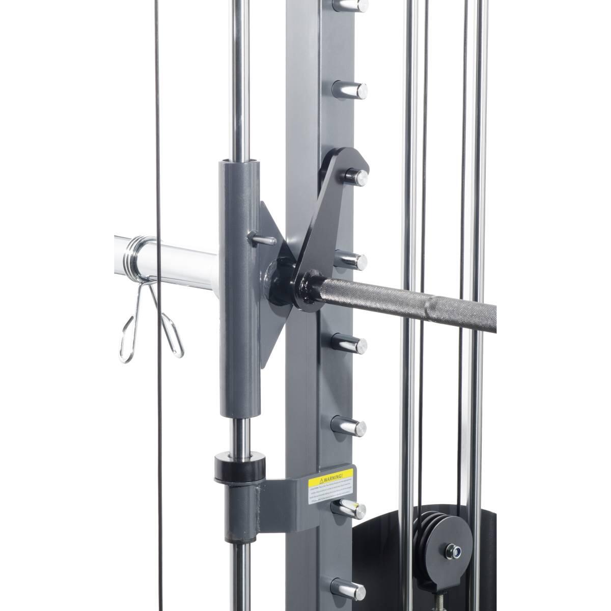 Multipower - Machine Smith Professionnelle avec Double Poulie + Rack FT3 5/5