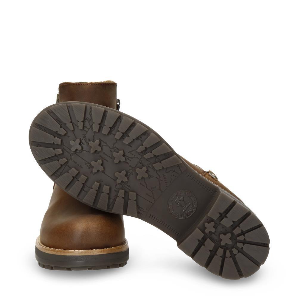 Comodo Y Calido Botin Mujer Panama Jack Rym B2 En Piel Tono Cuero 4/7