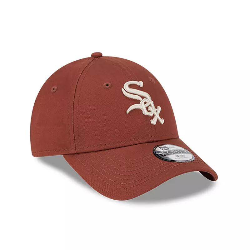 Casquette MLB Chicago White Sox New Era League Essential 9Forty Marron pour Juni 2/3