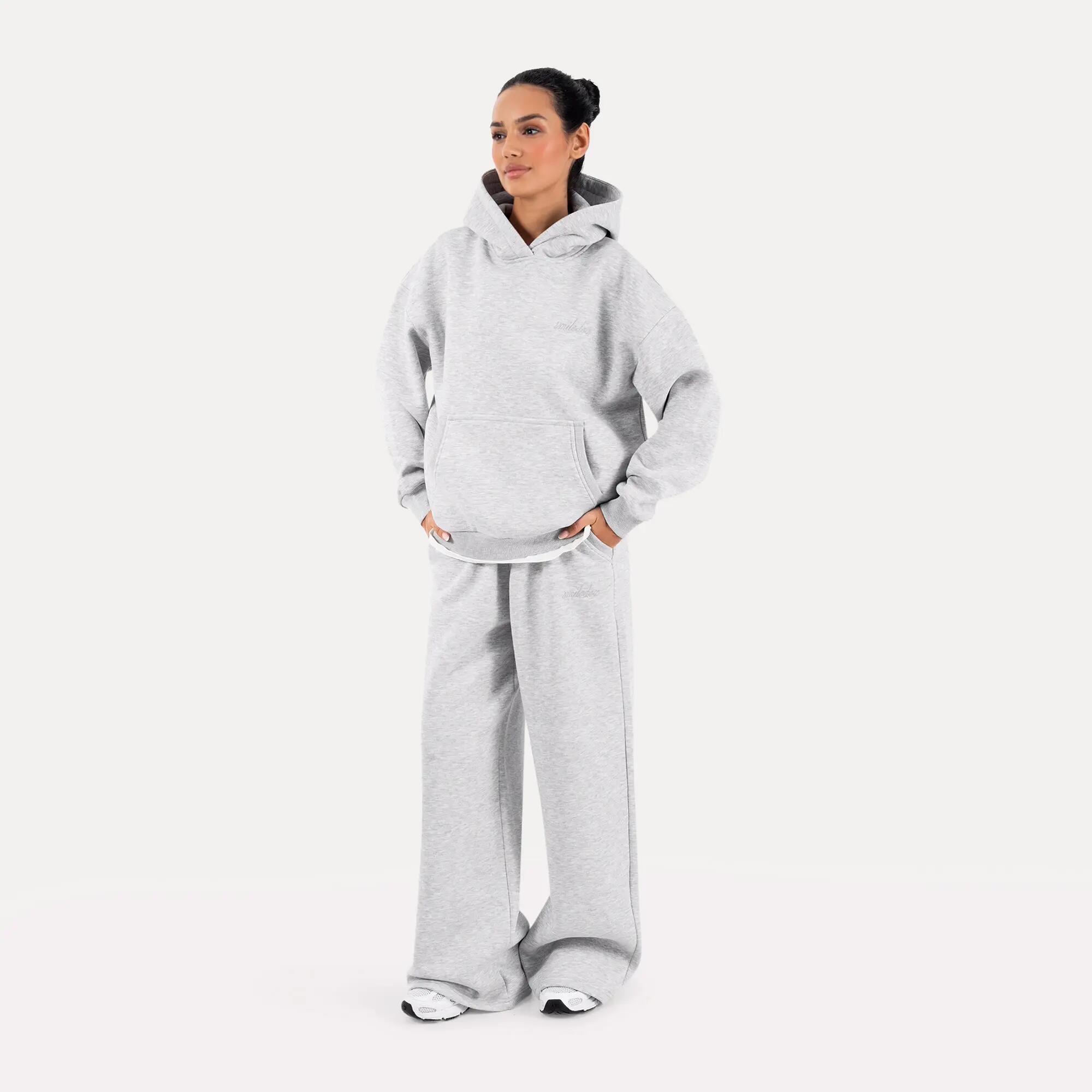 Damen Hoodie Thalea Grau Melange 3/6